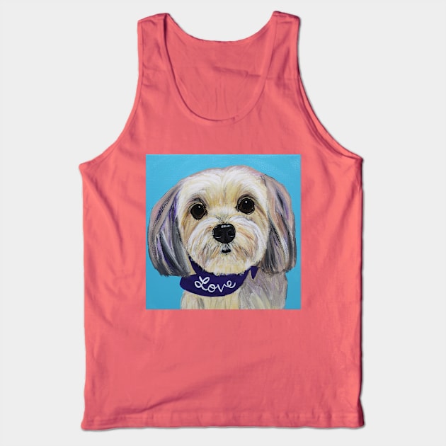 Love, Sofia the Morkie Tank Top by AmandaAAnthony